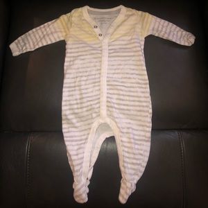 Burt’s Bees footie pajamas 0-3 months